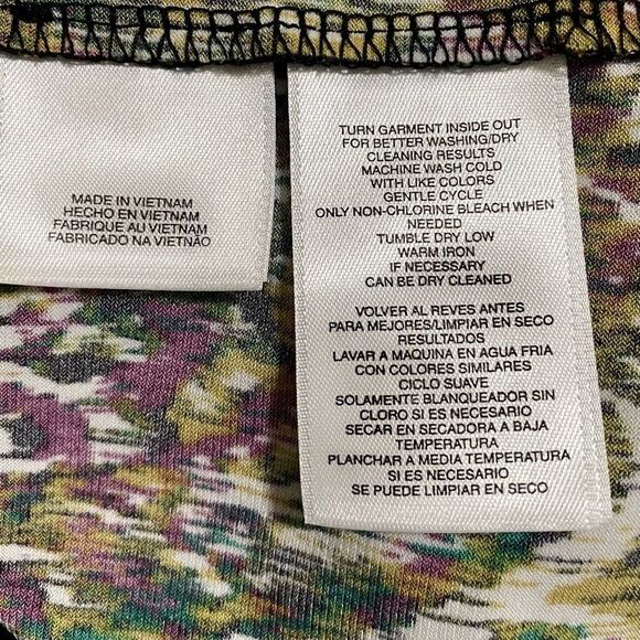 Jones Studio 1X Sleeveless Multi Button Front Top - Picture 8 of 9